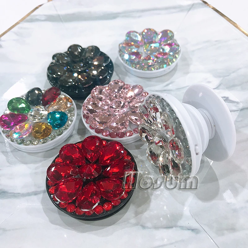 Роскошный Алмазный Блеск палец кольцо держатель Пряжка стенд для iPhone 7 8 X sansumg xiaomi