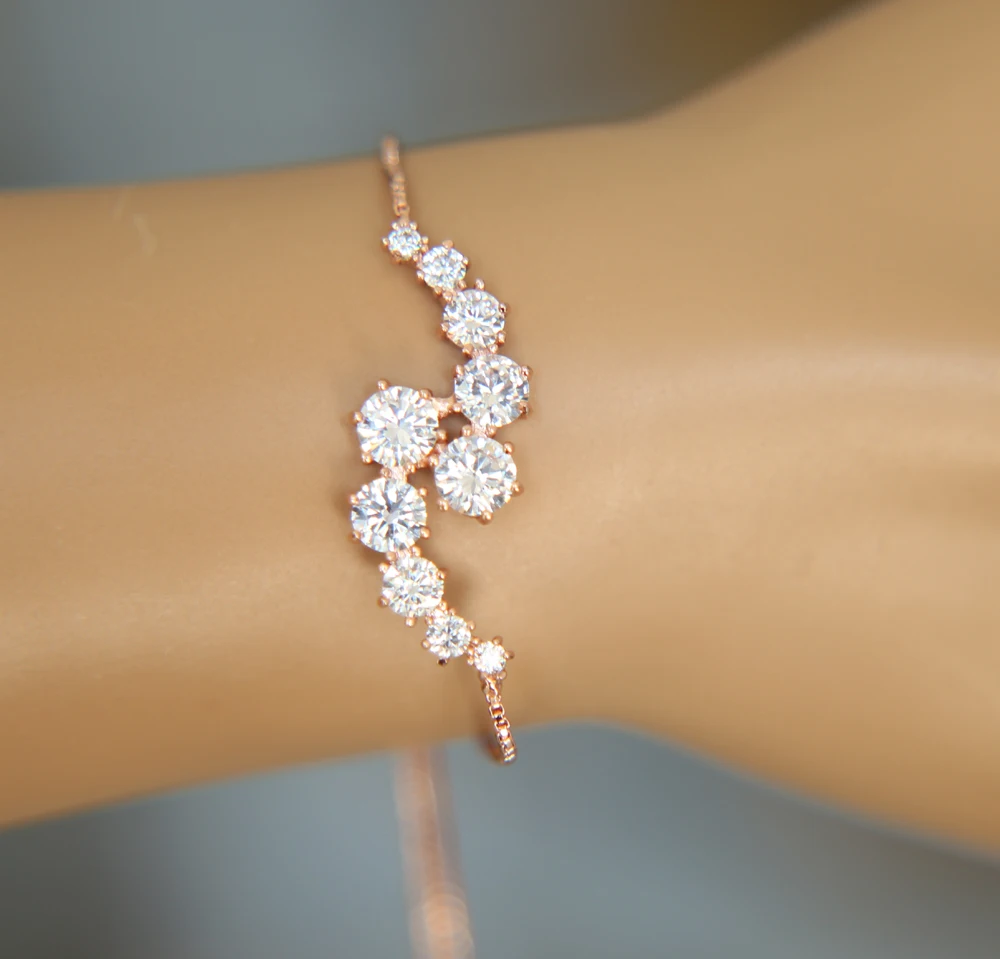 Высокое качество шикарные Роскошные AAA кубического циркония cz камень проложили