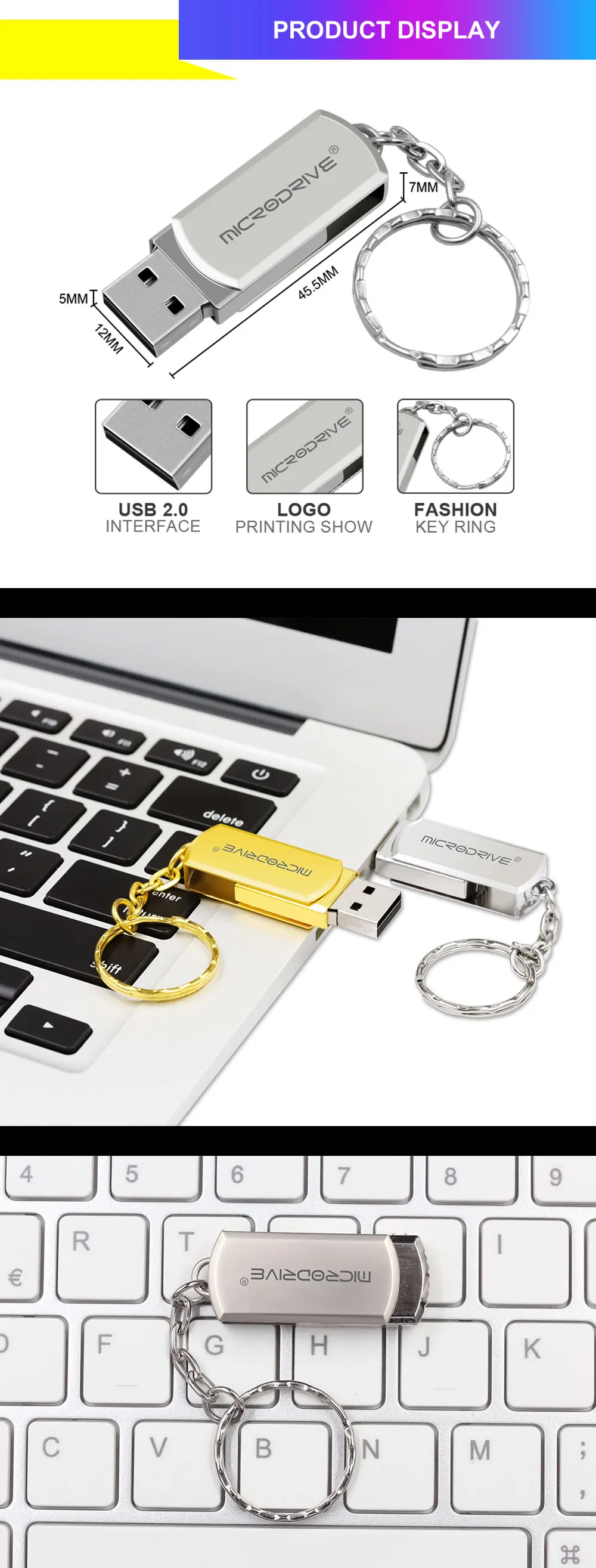 Мини USB флеш-накопитель из нержавеющей стали 32 ГБ флеш-накопитель высокоскоростной usb флеш-накопитель 2,0 флеш-диск 16 Гб 64 ГБ флеш-накопитель 8 Гб