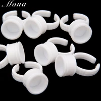 free shipping medium disposable ring cup tattoo pigments cups sponge tattooequipment and sent 100 white ring set ink holder