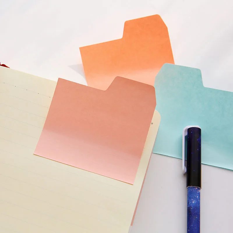 

Index Divider Sticky Notes Paper Tabs, 90 Blank Notes per Pack, Assorted Size, 6 Colors, 1 Pack