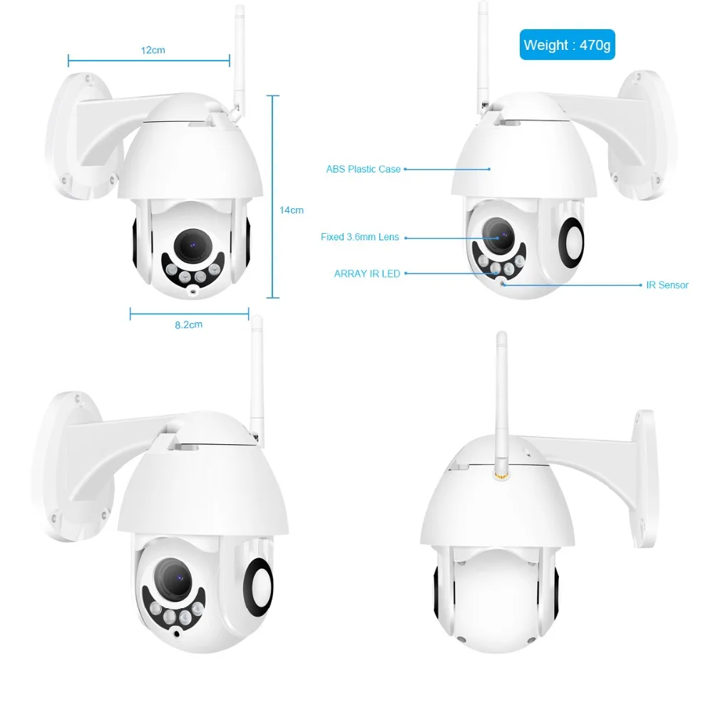 Беспроводная ip камера BESDER Pan/Tilt 1080P Мини купольная Wi Fi Проводная двухсторонняя