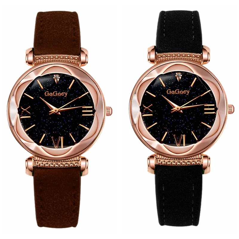 Balight Ladies Roman Scale Belt Star Diamond Watch Fashion PU Strap Mechanical | Наручные часы
