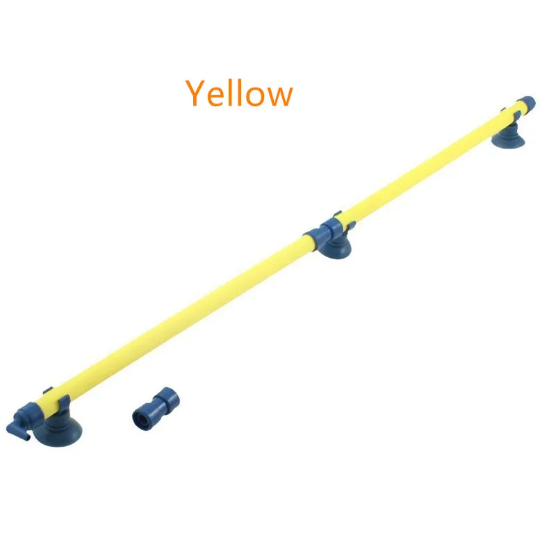Yellow 1 шт. " 10" 1" аквариум воздушные камни пузырьковая Проходная втулка аквариум Воздушный аэратор насоса гидропонный цилиндр воздушный занавес аксессуары - Цвет: Yellow