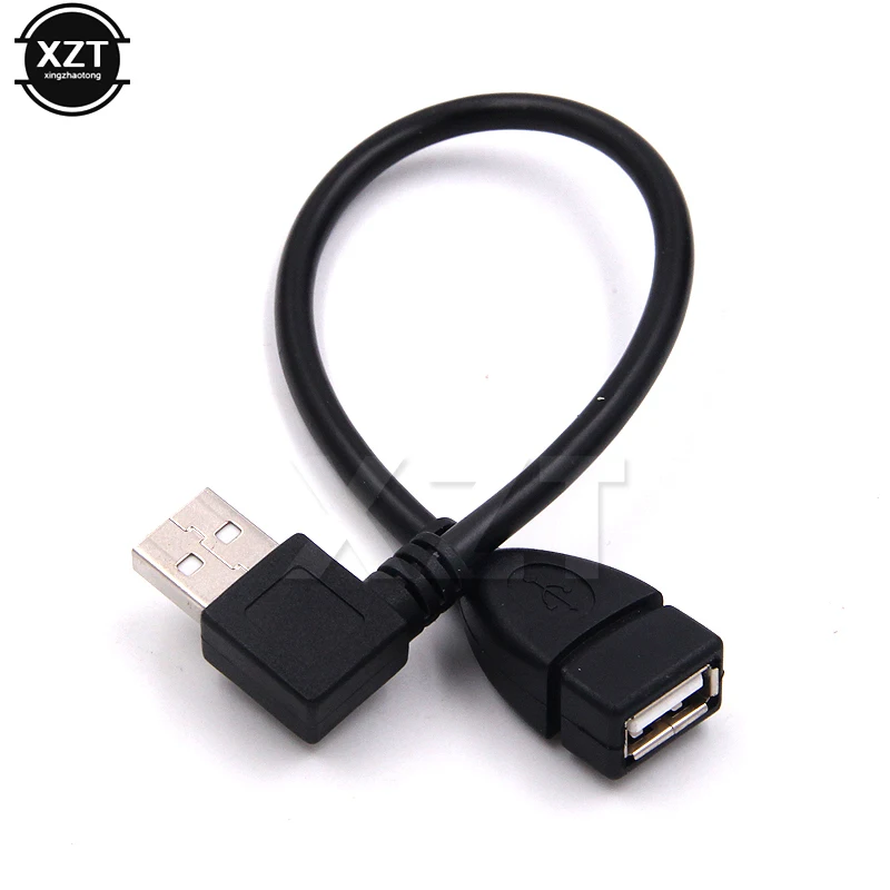 1 шт. Кабель Удлинитель USB 2 0 типа A Папа мама|male to female usb|90 degree usbleft angle |