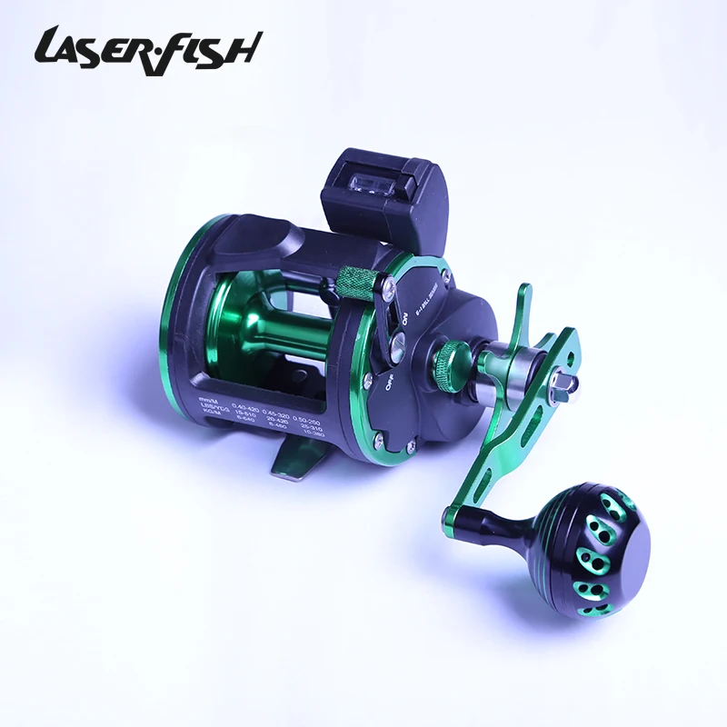 LaserFish STTL тролловая катушка спиннинга 6BB 1RB 18 кг с счетчиком и поддержка для морской