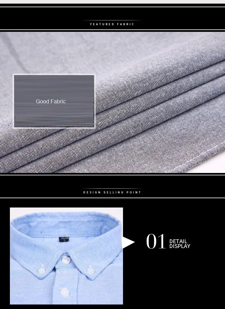 Осень Оксфорд рубашка для мужчин одноцветное цвета Slim Fit с длинными рукавами и пуговицы подпушка Smart повседневное белые рубашк