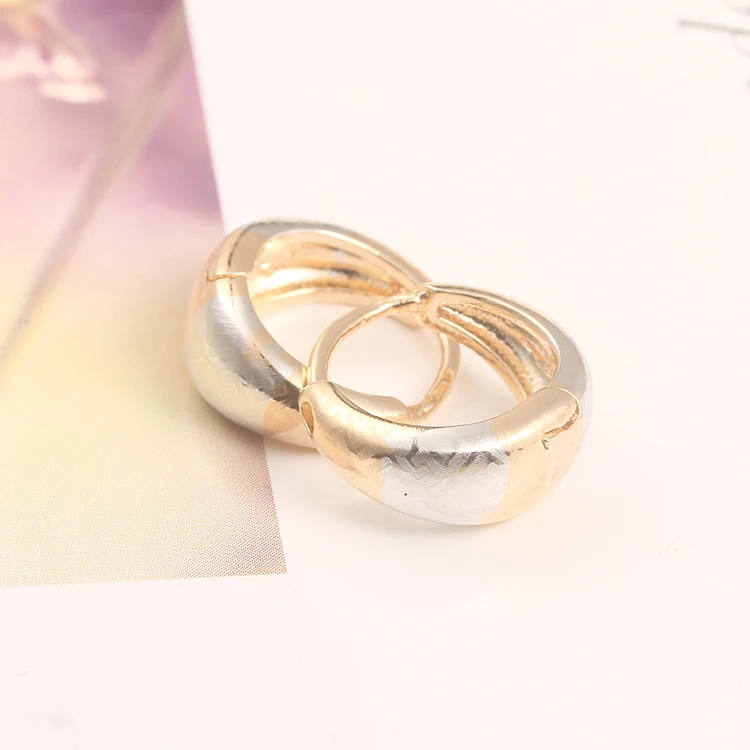 Разноцветные серьги-кольца с кристаллами CC для детей Bijoux Brinco, серьги-манжеты с фианитами, маленькие кольца 3E18K-31
