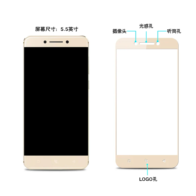 2 шт. защита для экрана Letv LeEco Le Pro 3 Pro3 X720 X 720 закаленное стекло Защита полное
