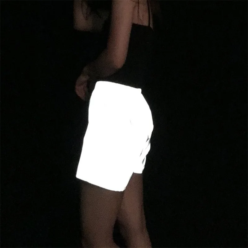 2019 New Beyonce Reflective Light Trouser Jazz Pant Street Dance Shorts Party Clothing Fashion Hip Hop Clothes VDB346 |