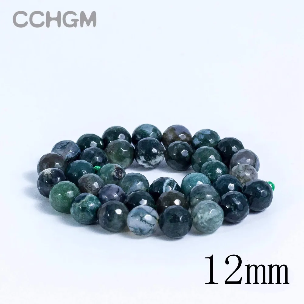 Оптовая продажа высококачественные граненые моховые Агаты бусины из