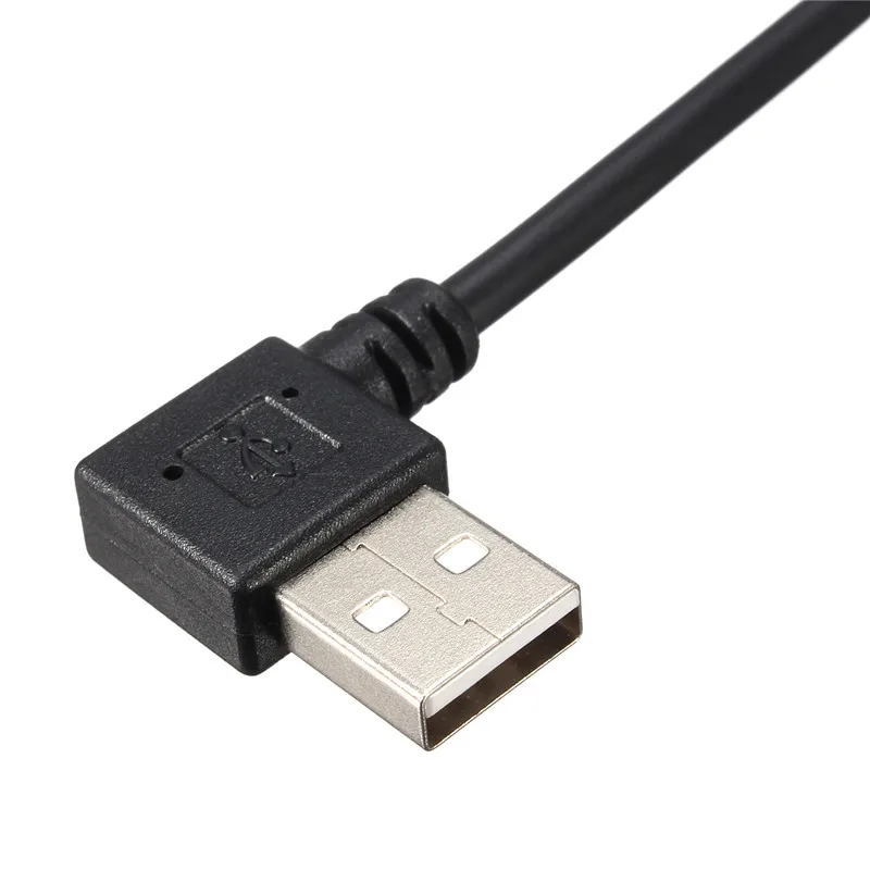CLAITE 25 см USB 2,0 штекер A к Mini USB 2,0 папа B 90 градусов синхронизации данных Кабель зарядного устройства для камеры MP3 gps HDD