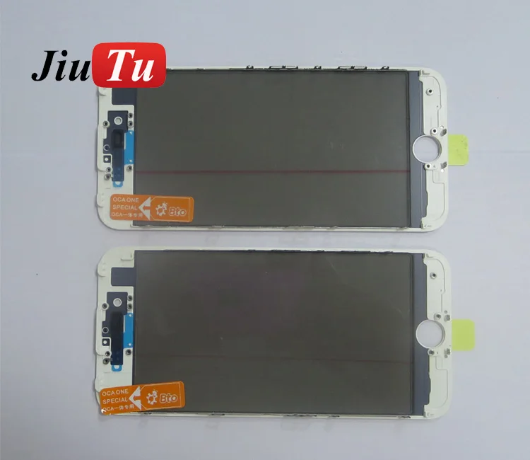 Оригинал 4 в 1 стекло холодного пресса + рамка ока поляризатор пленка для iPhone 7G 7plus