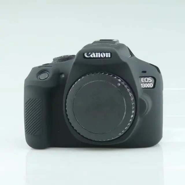 Black color Soft Silicone Rubber Camera Protective Body Cover Case For Canon 1300D 1500D | Электроника