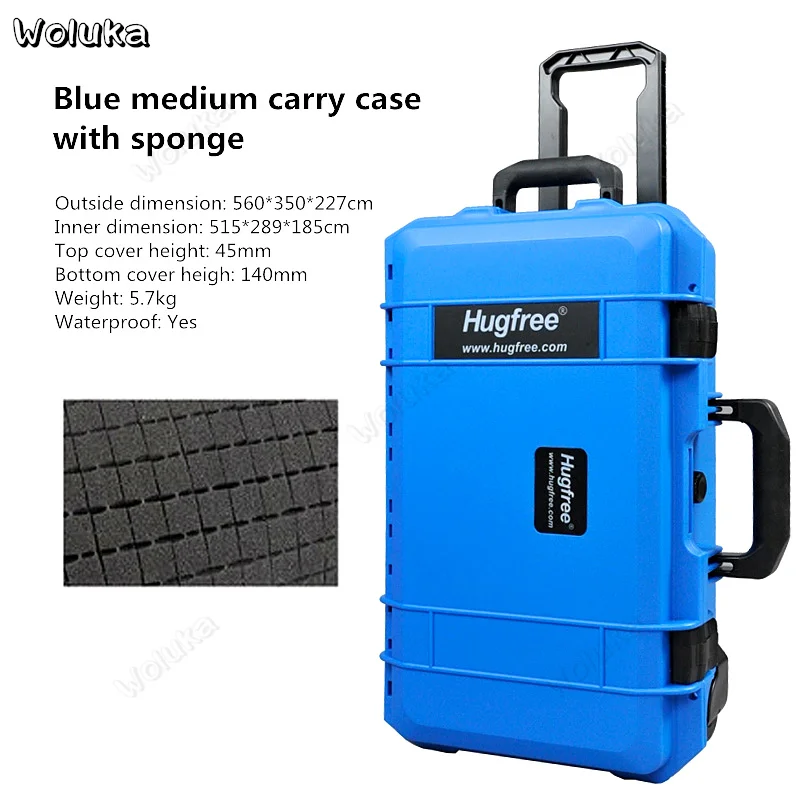 Blue medium case 1 Фотографический чехол для переноски студийный светильник чехол/тележка коробка/чехол для переноски крышка фотографического оборудования CD50 T11 H - Цвет: Blue medium case 1