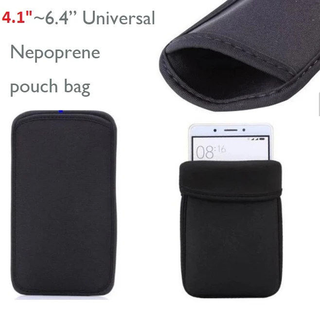 

4.1"~6.4" inch Universal Neoprene Pouch Bag Sleeve Case For Huawei Y8P Y6P Y5P Enjoy Z 20 Pro Y8S Y9 Y7 Pro Y6 Pro 2019 Nova 7SE