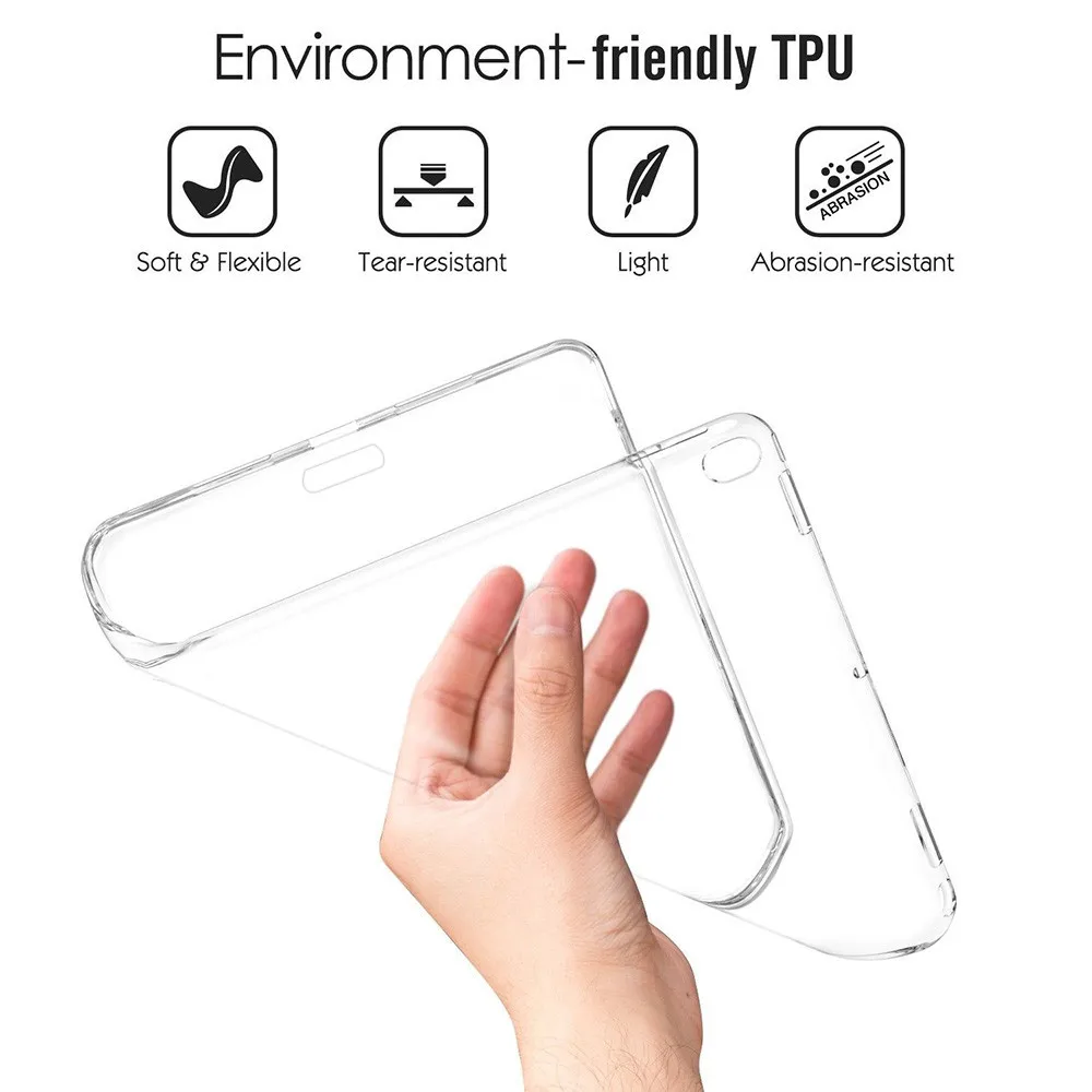 Novo Estojo protetor Fino HD Tampa Do Caso TPU Мягкий гель из силикона прозрачный для Pad Pro Polegada c0527 |