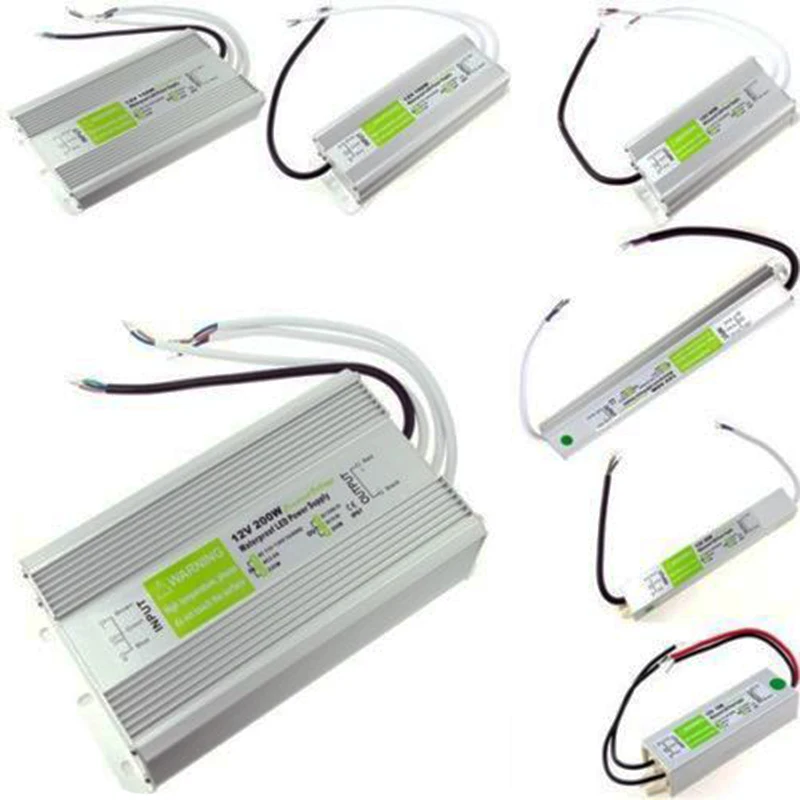 Водонепроницаемый IP67 светодиодный драйвер переменного тока dc 12 V/24 V мощностью 10