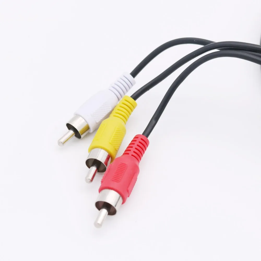 1 шт. USB 2,0 A Female to 3 RCA Male Line переходник lotus кабель USB to AV pc tv аудио-видео кабель телеприставка 5 футов