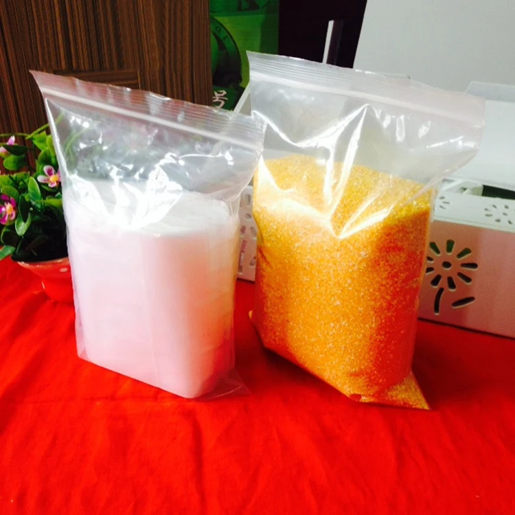 300 шт. 35*45 см белой кости ПЭ Прозрачный Ziplock Пластиковые пакеты прозрачный
