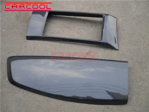 Стайлинг автомобиля CF панель приборной панели и радио Обложка 2 шт. Боди Комплект