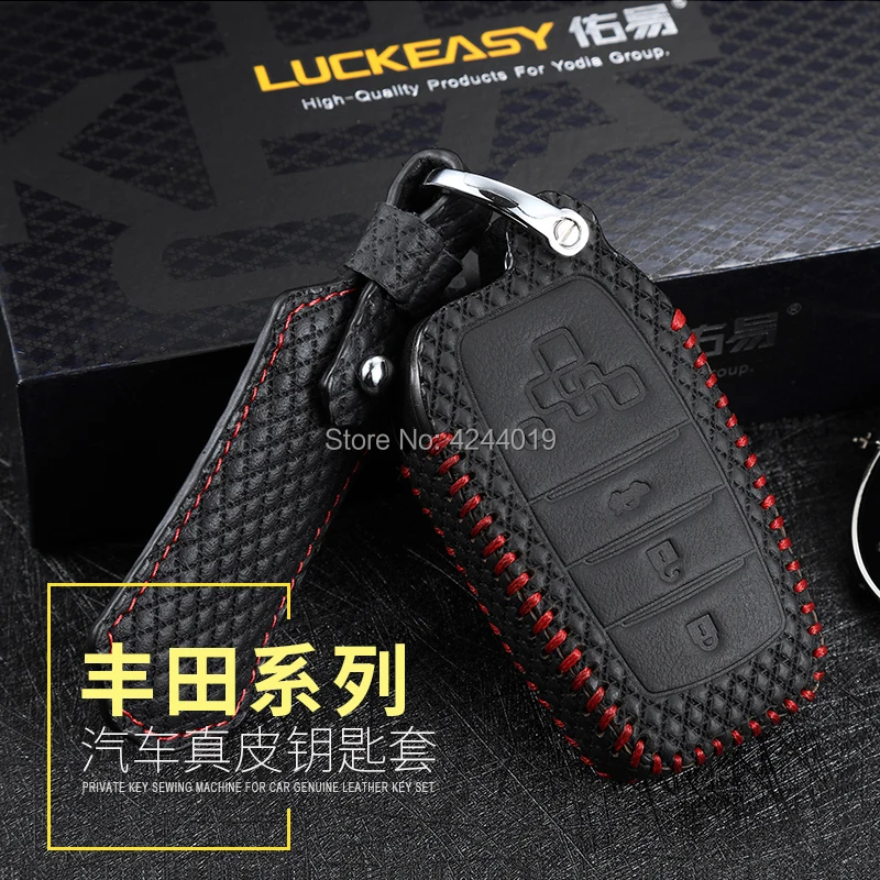 LUCKEASY автомобильный брелок для ключей центральный Toyota Camry Highlander RAV4 Prado Corolla