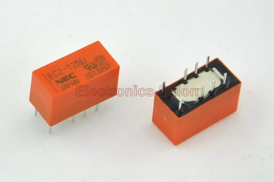 

( 2 pcs/lot ) EC2-12NU DIP Signal Relay,DC 12V,Slim Type,DPDT/2 Form C