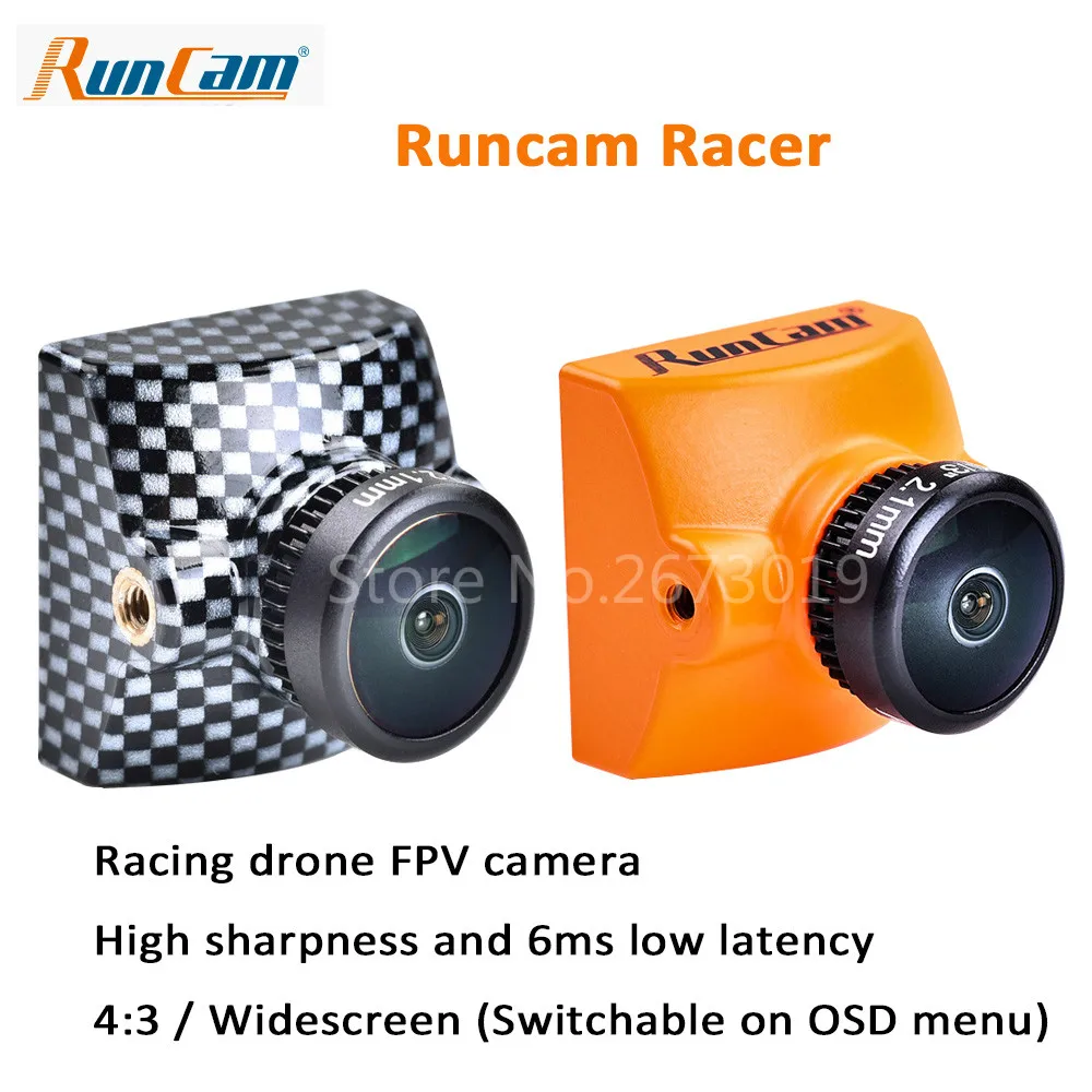 Новый RunCam Racer FPV камера 700TVL Супер WDR CMOS сенсор 2 1 мм M8 объектив интегрированный OSD