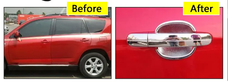 Для Toyota Rav4 2006-2012 хромированные покрытия для дверных ручек отделка 5 дверей