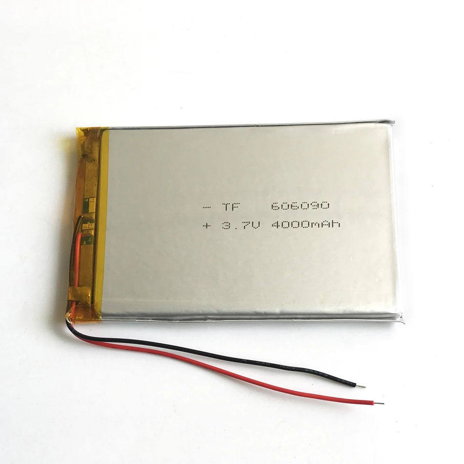 Литий полимерная аккумуляторная батарея 3 7 в 4000 мАч 606090 для GPS PSP DVD PAD E Book tablet pc power