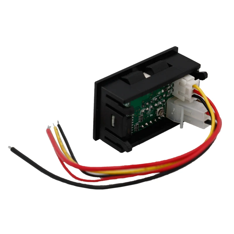 Автомобильный тестер красный светодиод постоянного тока 0 33 в/3A Амперметр вольт