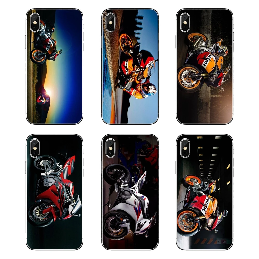 Мягкие прозрачные чехлы для Samsung Galaxy Note 8 9 S9 S10 A8 A9 Star Lite Plus A6S A9S Honda CBR1000rr с принтом