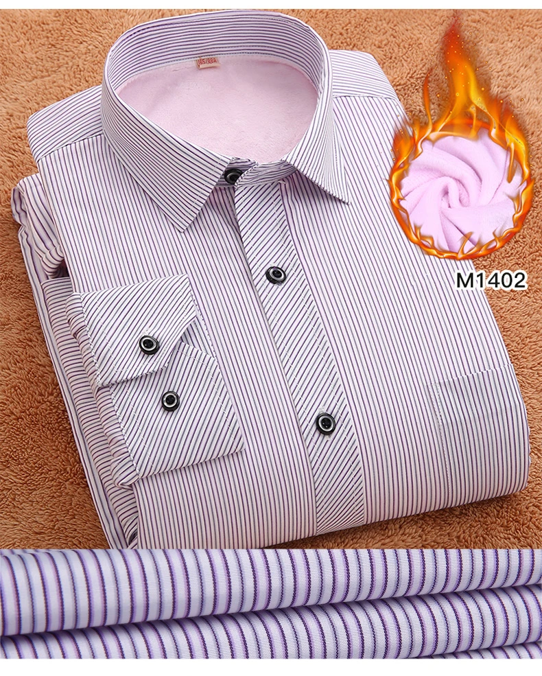 FillenGudd зима 8xl размера плюс мужские повседневные полосатые рубашки дешевая Высококачественная теплая Вельветовая одежда с длинным рукавом большого размера