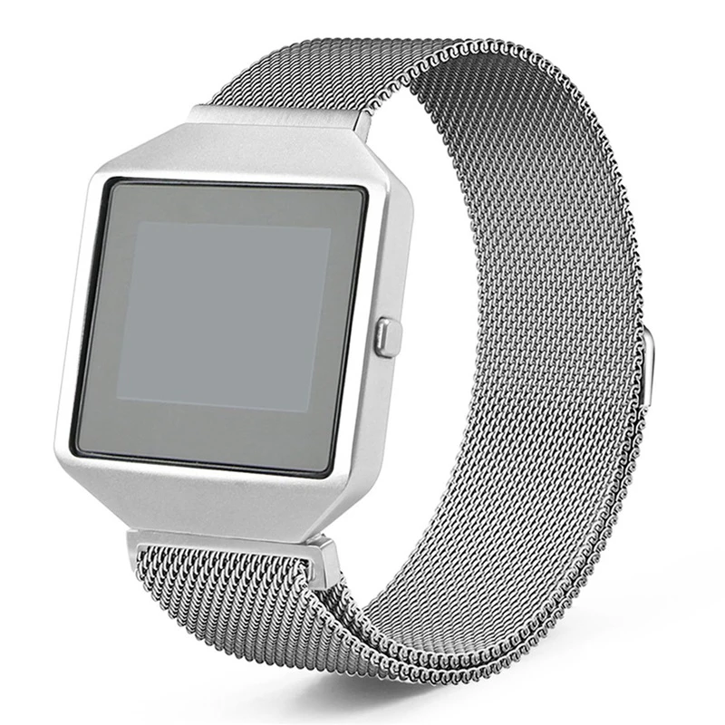 Bemorcabo для Fitbit Blaze Band с новой металлической рамой Миланский Браслет из нержавеющей