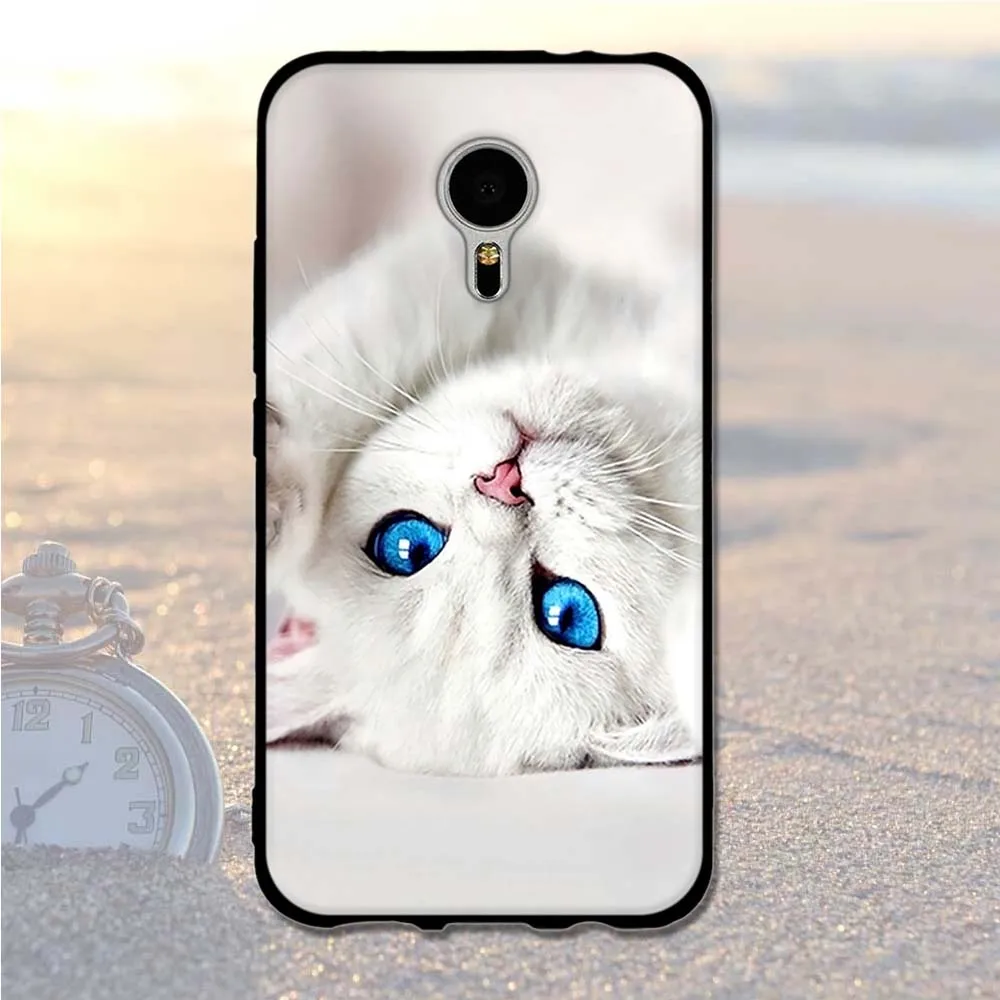 Роскошный мягкий силиконовый чехол на заднюю панель для Meizu MX5 MX 5 тонкий TPU