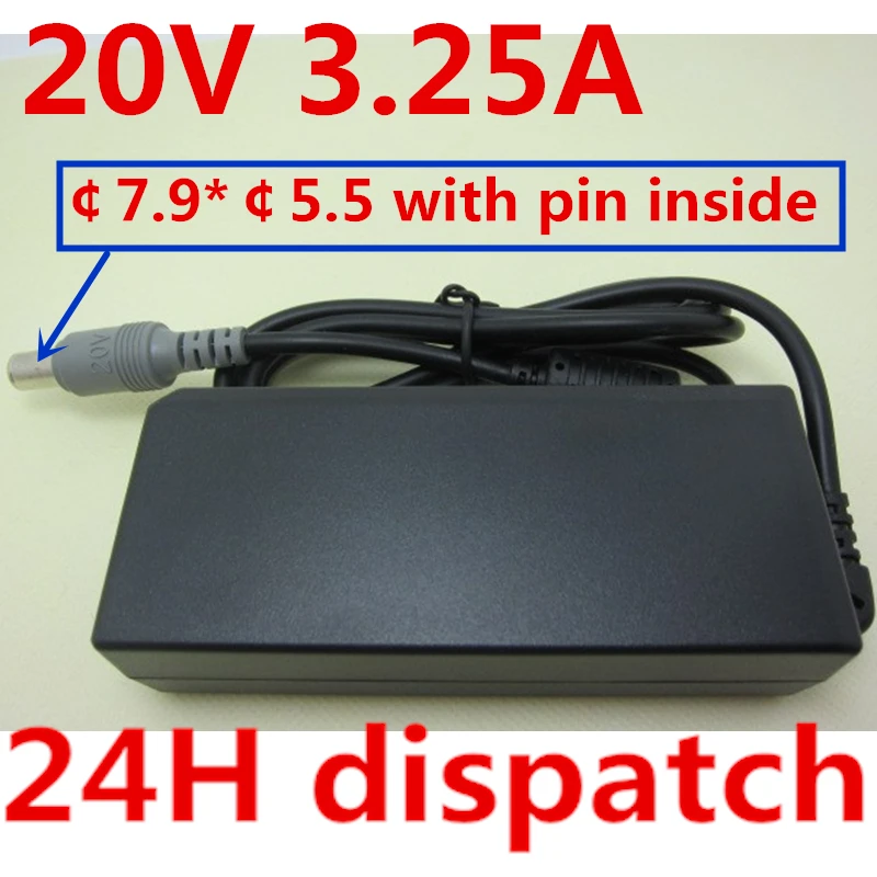 HSW 20V 3.25A 7 9*5 5 адаптер питания переменного тока зарядное устройство для lenovo/IBM T60 T60p