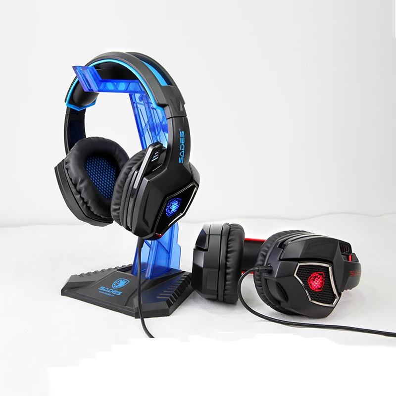 SADES Spirit Wolf USB 7,1, игровая гарнитура с объемным звуком, удобные проводные USB наушники, крутые светодиодный наушники для ноутбука