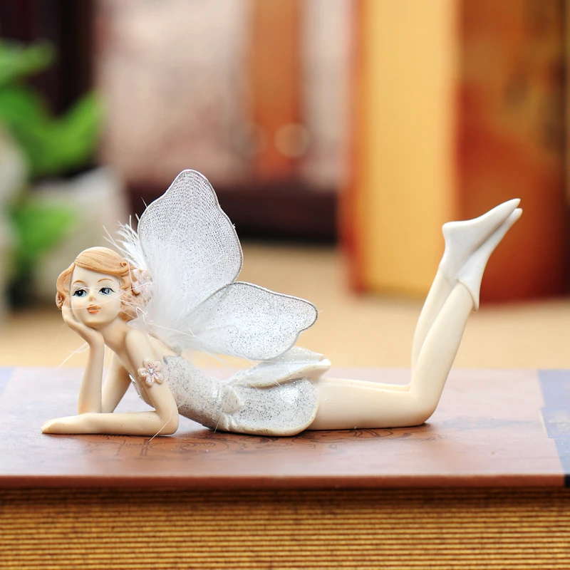 Фигурки и миниатюры милых танцующих девушек из смолы европейские Феи для