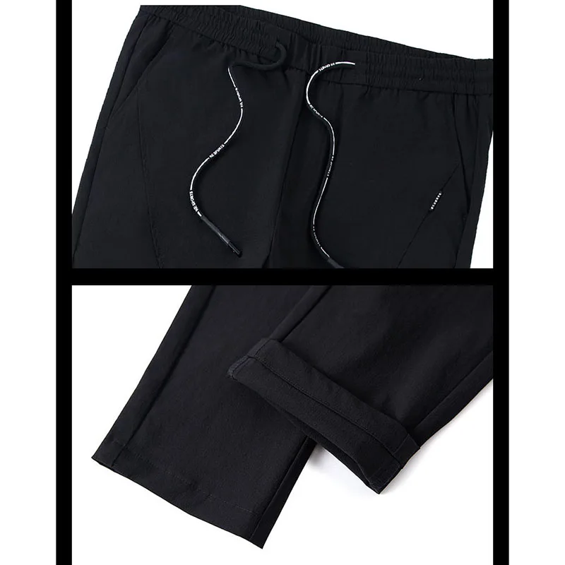 Мужские весенне летние тонкие брюки высокого качества повседневные мужские