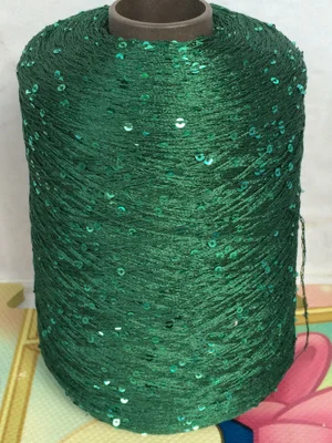 Модная разноцветная пряжа с пайетками, setoffs capelet yean, пряжа для шали 500 г/лот - Цвет: 9