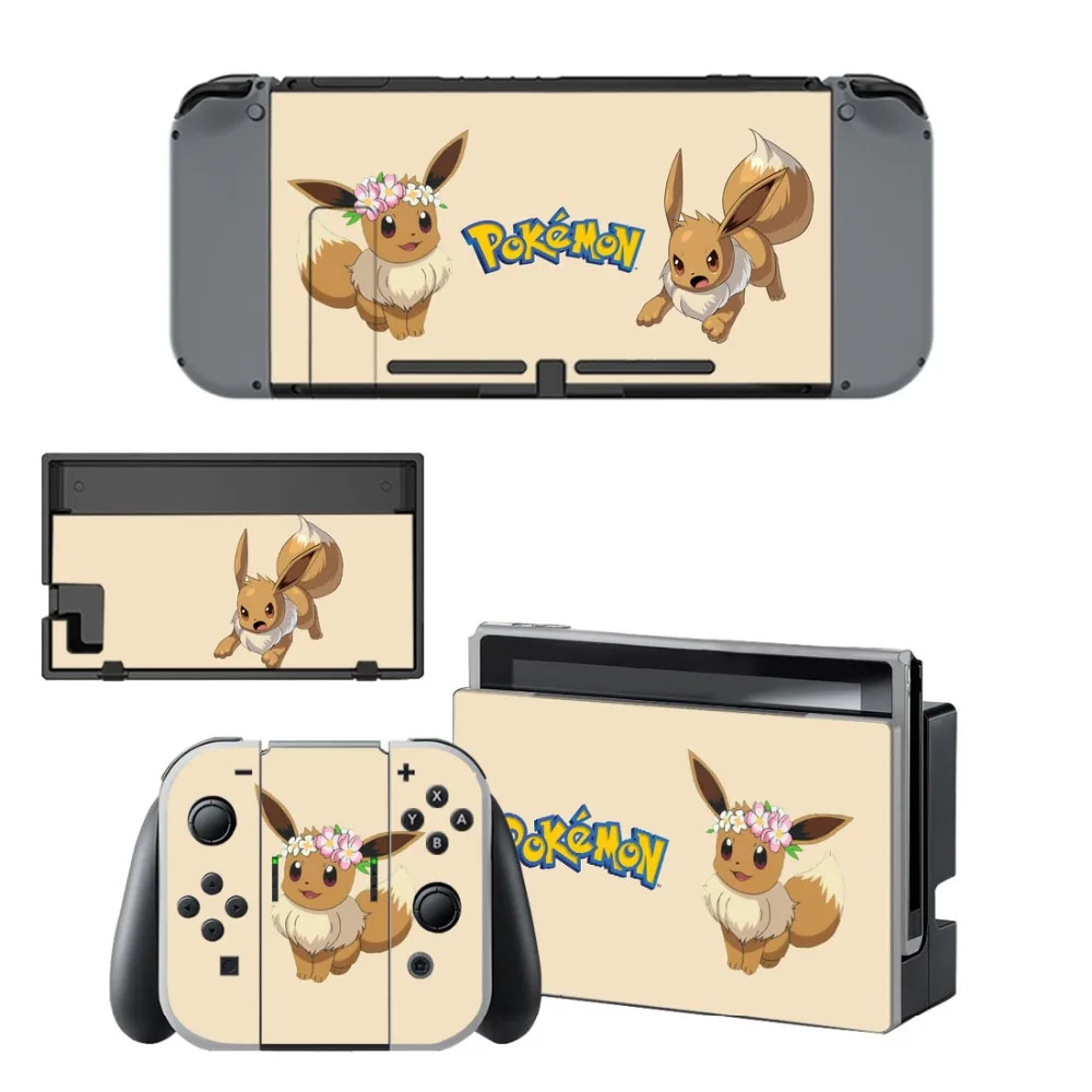 Let's Go, наклейка для игры, Pokemo для ограниченной серии, пульт переключения, Jon-Con, наклейки на регулятор для NS, Виниловый протектор