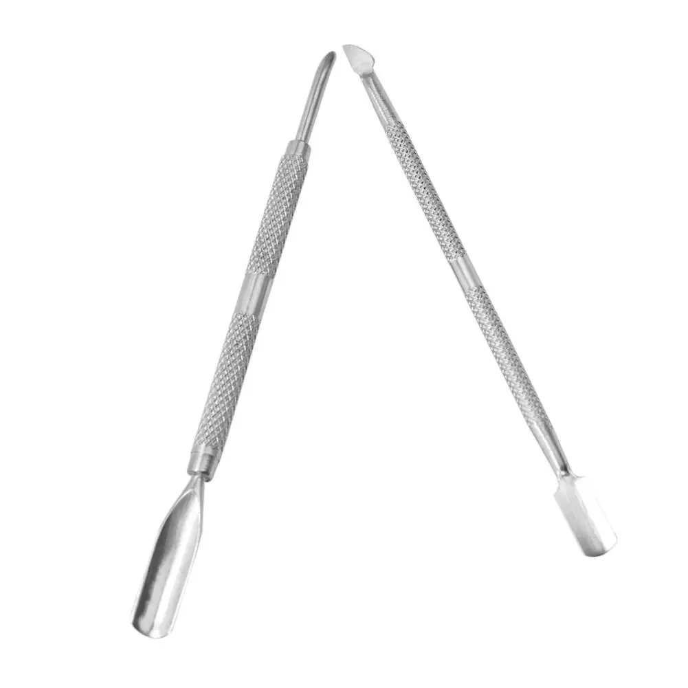 2 шт. двусторонний триммер из нержавеющей стали для удаления кутикулы