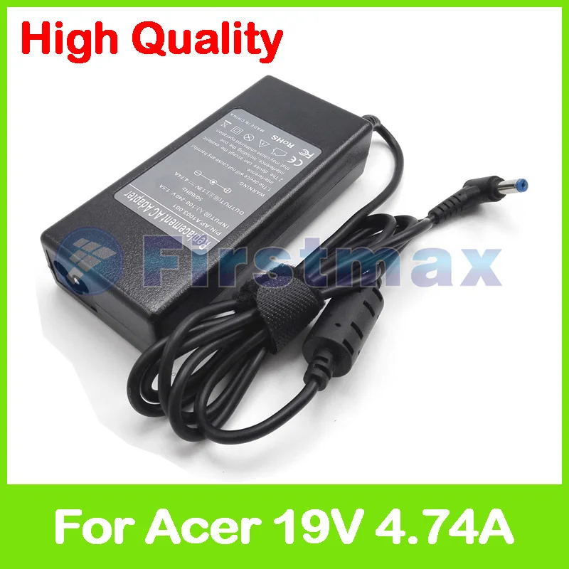 

19V 4.74A 90W laptop charger ac power adapter for Acer Aspire 5750Z 5755G 5755Z 5810T 5820G 5820T 5830G 5830TG 5837Z 5910G 5912