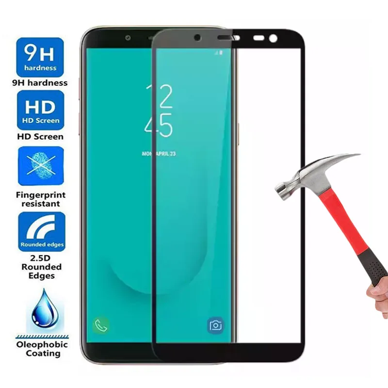 Защитное стекло для Samsung J6 2018 J4 J8 J2 Pro закаленное защиты экрана Galaxy J 2 4 6 8 2j 4j 6j 8j