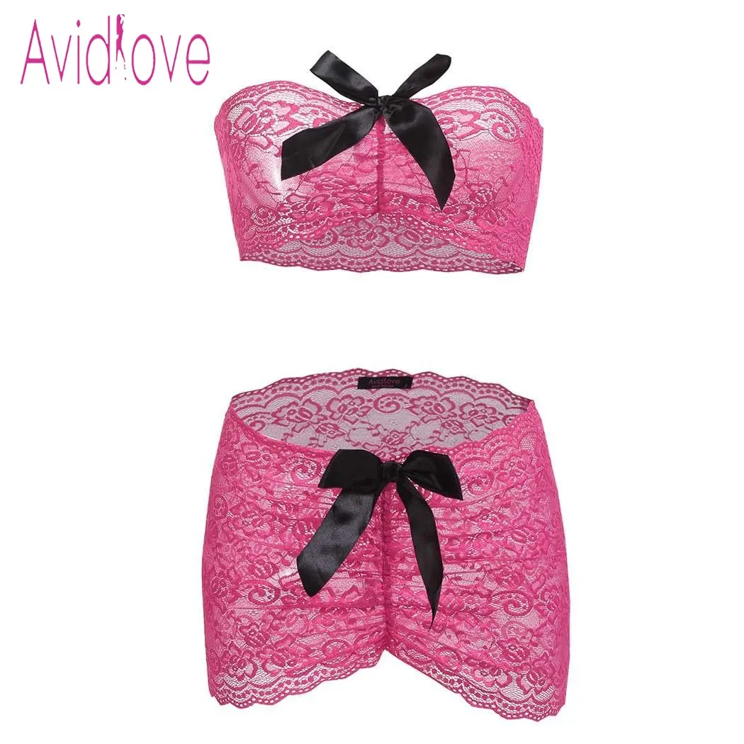 Avidlove сексуальное нижнее белье комплект женского нижнего белья Топ без бретелек с
