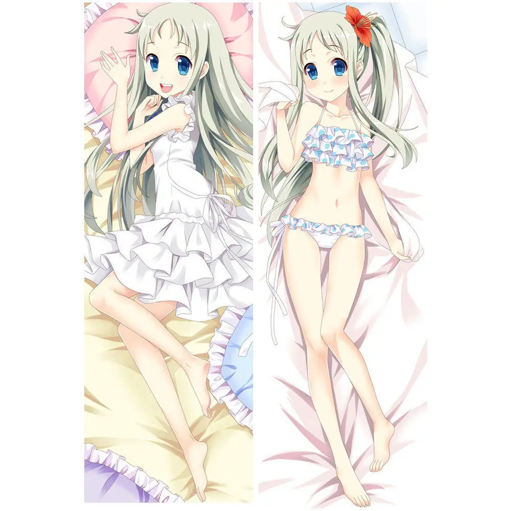 Amellor короткая футболка с героями из японского аниме «пикантные Anohana обниматься тела Чехол Dakimakura Чехол Pet Shop декоративные подушки натуральную величину Подушка Чехол - Цвет: 3