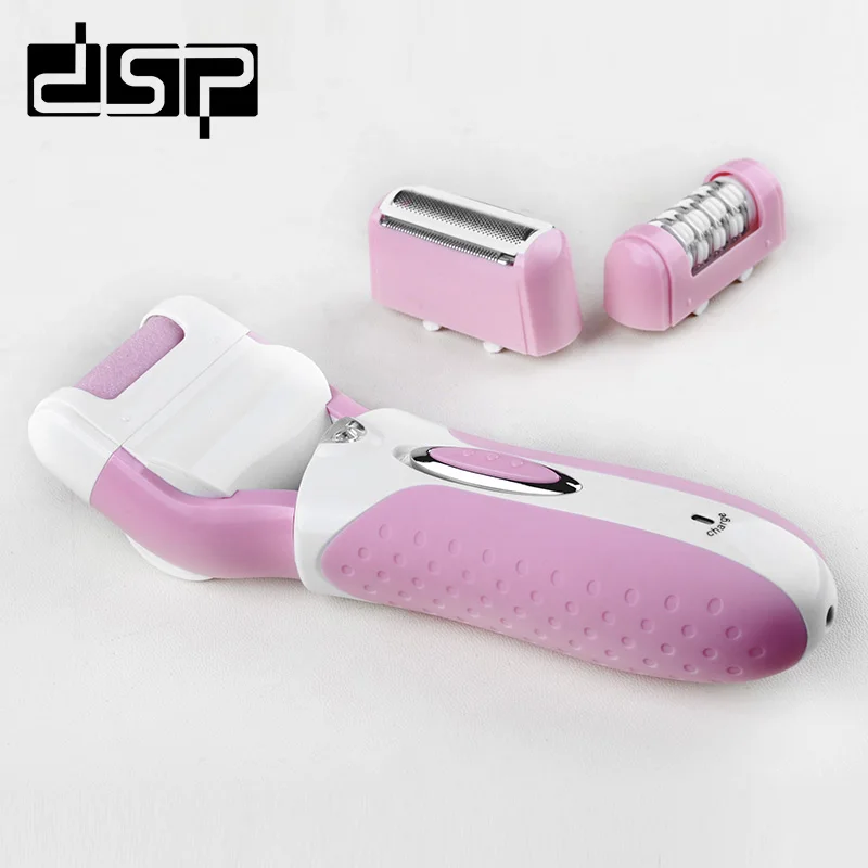 Женский перезаряжаемый Эпилятор DSP 3 в 1 электробритва для удаления волос с ног
