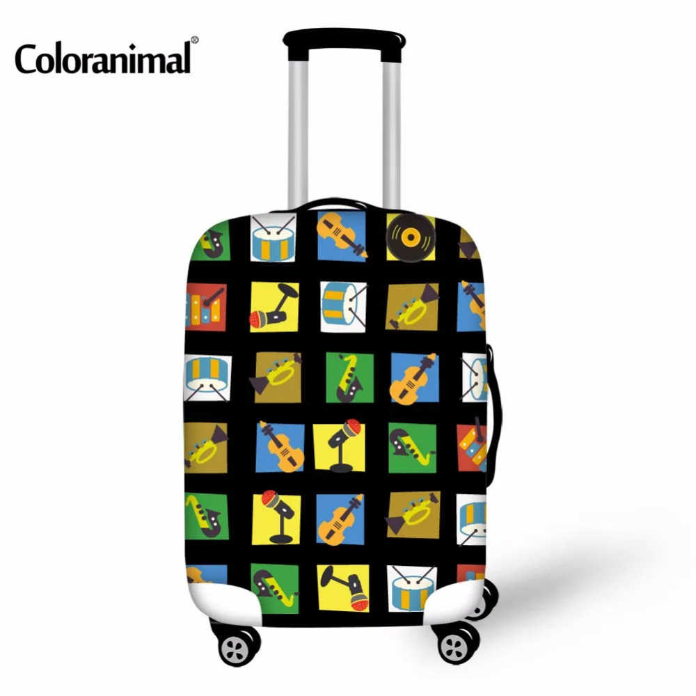 Стильный защитный эластичный Чехол для багажа с принтом Coloranimal пылезащитный