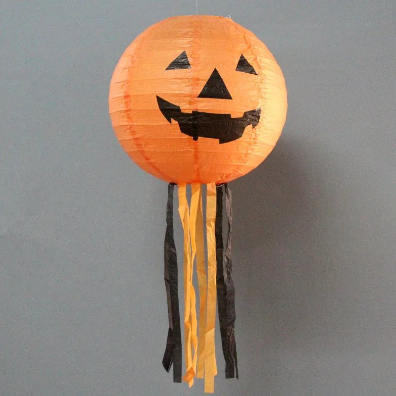 Декоративный подвесной светильник тыква бумажный фонарь 5 шт. DL005 | Дом и сад