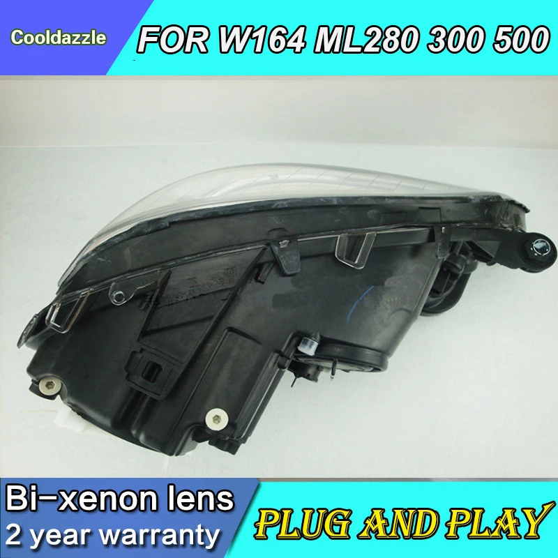 Для Mercedes Benz W164 ML280 ML320 ML350 светодиодный головной светильник головка лампы 2009 2010 2011